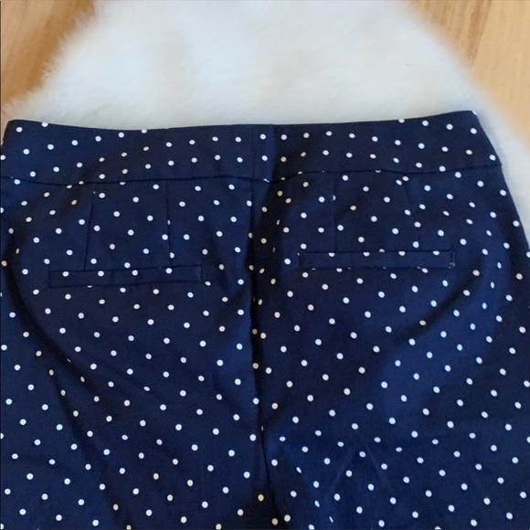 NWOT Boden Crop Pants: Navy Blue & White, Size‎ 2 - Picture 5 of 6